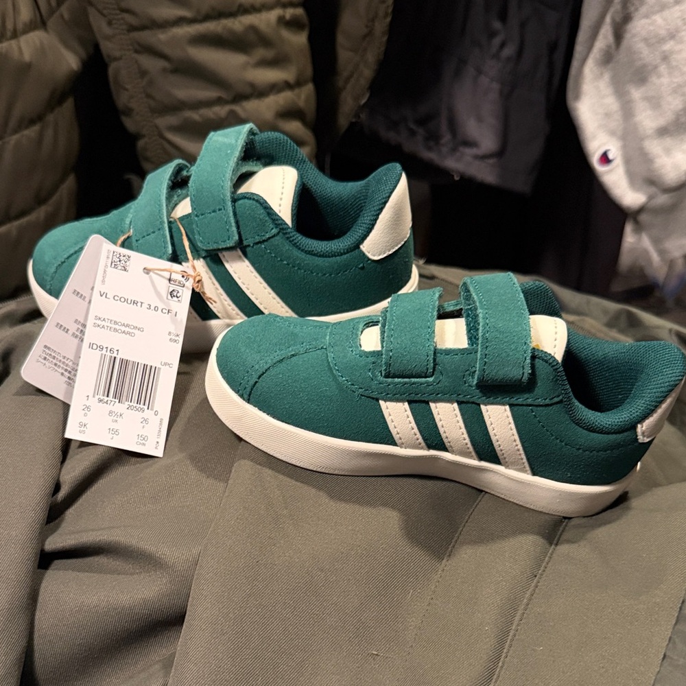 Adidas Kids' Green Sneakers